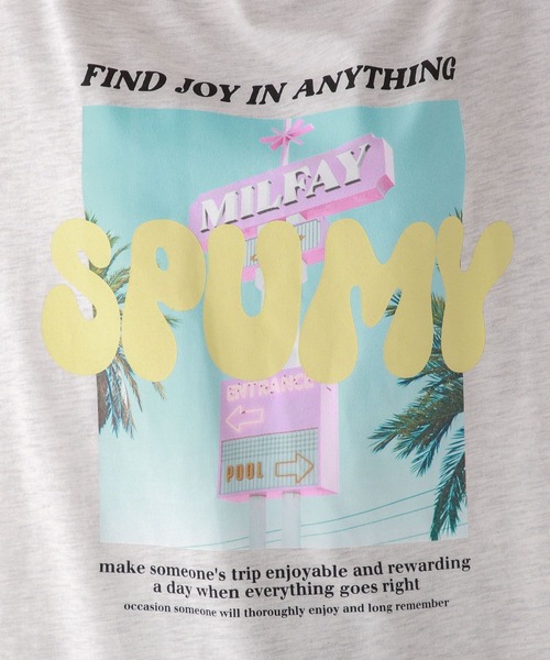 repipi armario（レピピ アルマリオ）の「フォトロゴTワンピース（ワンピース・キッズ・ホワイト/グレー/ブラック・MEDIUM/LARGE/SMALL）」の18枚目の写真