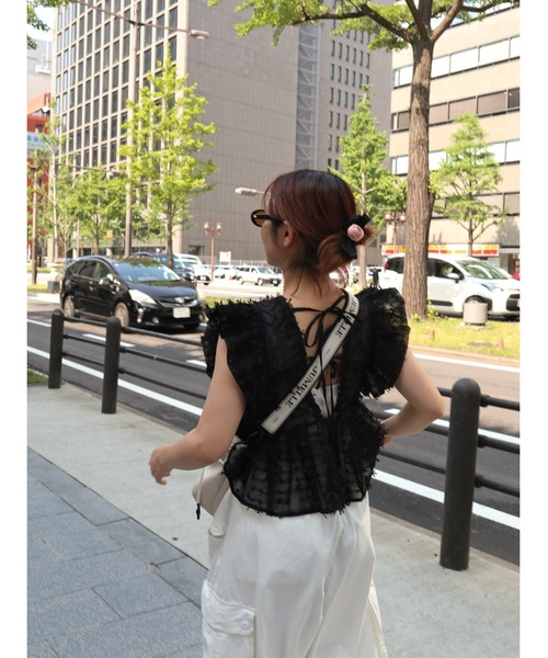 JUMELLE（ジュメロ）の「rose ribbon clip（ヘアピン・レディース・ブラック・FREE）」の12枚目の写真