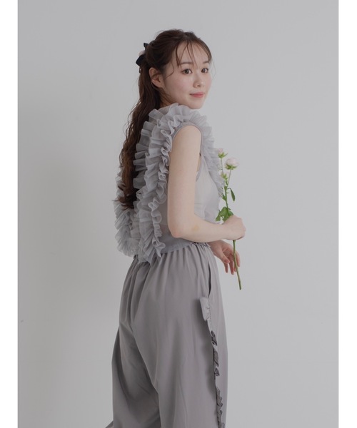 JUMELLE（ジュメロ）の「rose ribbon clip（ヘアピン・レディース・ブラック・FREE）」の5枚目の写真