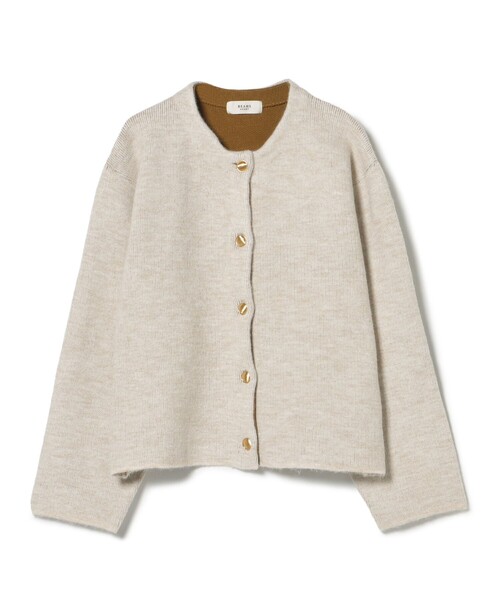 BEAMS HEART(ビームスハート)の「ダブルフェイス クルーニット カーディガン(カーディガン/ボレロ・レディース・グレー/ホワイト系その他5/ネイビー/オフホワイト/インディゴブルー/ホワイト系その他4/グレー系その他/ブルー系その他4・FREE)」の16枚目の写真