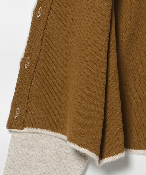 BEAMS HEART(ビームスハート)の「ダブルフェイス クルーニット カーディガン(カーディガン/ボレロ・レディース・グレー/ホワイト系その他5/ネイビー/オフホワイト/インディゴブルー/ホワイト系その他4/グレー系その他/ブルー系その他4・FREE)」の17枚目の写真