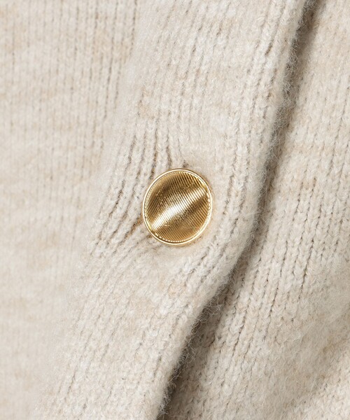 BEAMS HEART(ビームスハート)の「ダブルフェイス クルーニット カーディガン(カーディガン/ボレロ・レディース・グレー/ホワイト系その他5/ネイビー/オフホワイト/インディゴブルー/ホワイト系その他4/グレー系その他/ブルー系その他4・FREE)」の18枚目の写真