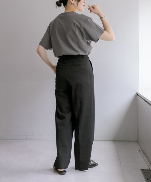 ear PAPILLONNER（イアパピヨネ）の「《綿100%》ラッキーナンバーTシャツ【SUM1 STYLE】（Tシャツ/カットソー・レディース・ホワイト/グレー・FREE）」の10枚目の写真