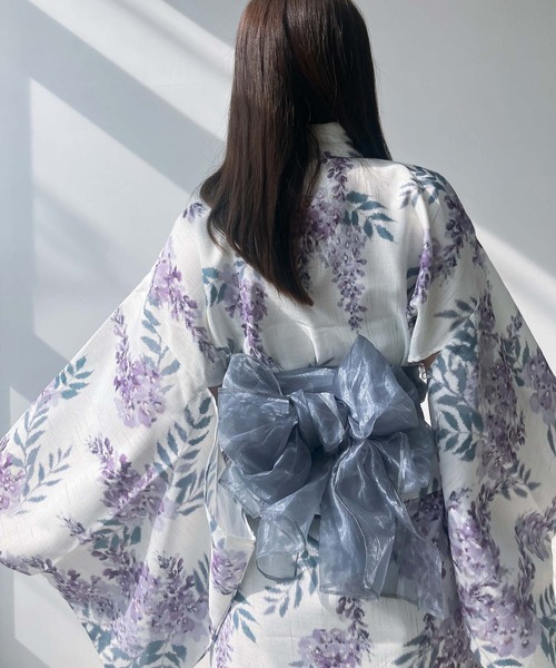 セール】◎花柄2wayセパレート浴衣 3点セット(キャミワンピース