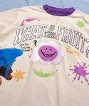 BREEZE(ブリーズ)の【濡れたら色が浮き出る】フルーツカラーFOスマイルTシャツ