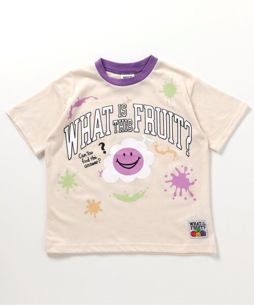 BREEZE（ブリーズ）の「【濡れたら色が浮き出る】フルーツカラーFOスマイルTシャツ（Tシャツ/カットソー・キッズ・グリーン/レッド/パープル・80/90/100/110/120/130/140）」の7枚目の写真