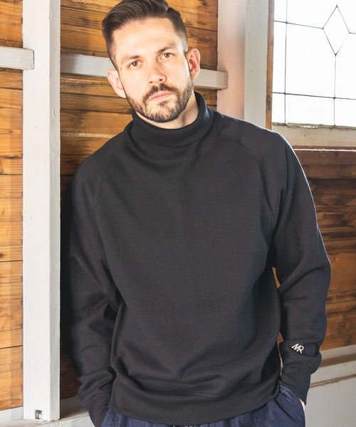 MR.OLIVE（ミスターオリーブ）の「HEAVY-DUTY COTTON / FLAT SEAMER FREEDOM/S TURTLE SHIRT / M243130（スウェット・メンズ・ナチュラル/ブラック/カーキ・MEDIUM/LARGE）」の2枚目の写真