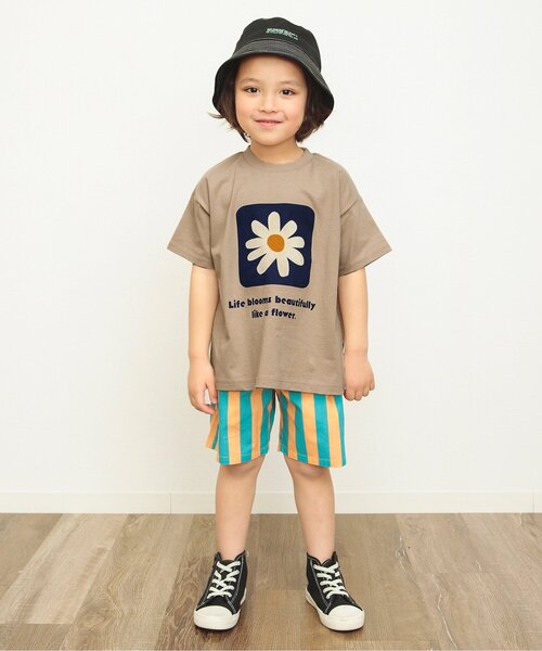 BREEZE（ブリーズ）の「【ユニセックス・12色】ヴィンテージバリエーションTシャツ_一部WEB限定サイズ（Tシャツ/カットソー・キッズ・アイボリー/ブラック/ブルー/グレー/グリーン/ライム/ベージュ/パープル/ネイビー/ミント/オレンジ/マスタード・120/130/90/110/80/100/160/150/140）」の13枚目の写真