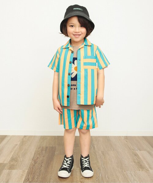 BREEZE（ブリーズ）の「【ユニセックス・12色】ヴィンテージバリエーションTシャツ_一部WEB限定サイズ（Tシャツ/カットソー・キッズ・アイボリー/ブラック/ブルー/グレー/グリーン/ライム/ベージュ/パープル/ネイビー/ミント/オレンジ/マスタード・120/130/90/110/80/100/160/150/140）」の15枚目の写真