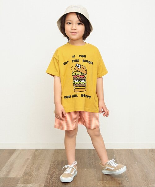 BREEZE（ブリーズ）の「【ユニセックス・12色】ヴィンテージバリエーションTシャツ_一部WEB限定サイズ（Tシャツ/カットソー・キッズ・アイボリー/ブラック/ブルー/グレー/グリーン/ライム/ベージュ/パープル/ネイビー/ミント/オレンジ/マスタード・120/130/90/110/80/100/160/150/140）」の21枚目の写真