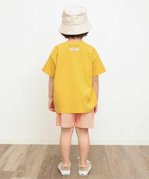 BREEZE（ブリーズ）の「【ユニセックス・12色】ヴィンテージバリエーションTシャツ_一部WEB限定サイズ（Tシャツ/カットソー・キッズ・アイボリー/ブラック/ブルー/グレー/グリーン/ライム/ベージュ/パープル/ネイビー/ミント/オレンジ/マスタード・120/130/90/110/80/100/160/150/140）」の22枚目の写真