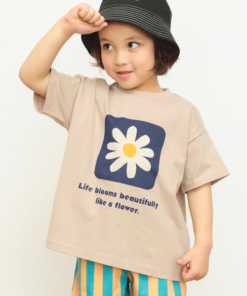 BREEZE（ブリーズ）の「【ユニセックス・12色】ヴィンテージバリエーションTシャツ_一部WEB限定サイズ（Tシャツ/カットソー・キッズ・アイボリー/ブラック/ブルー/グレー/グリーン/ライム/ベージュ/パープル/ネイビー/ミント/オレンジ/マスタード・120/130/90/110/80/100/160/150/140）」の4枚目の写真