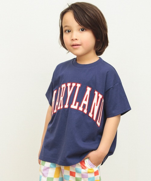 BREEZE（ブリーズ）の「【ユニセックス・12色】ヴィンテージバリエーションTシャツ_一部WEB限定サイズ（Tシャツ/カットソー・キッズ・アイボリー/ブラック/ブルー/グレー/グリーン/ライム/ベージュ/パープル/ネイビー/ミント/オレンジ/マスタード・120/130/90/110/80/100/160/150/140）」の8枚目の写真