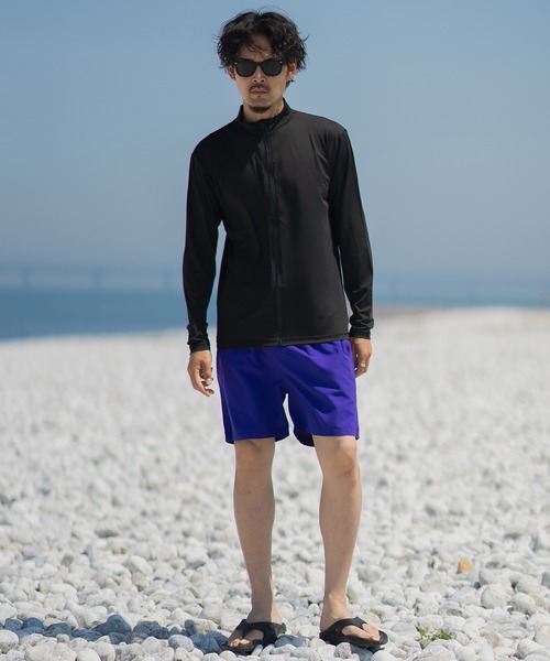 improves（インプローブス）の「ジップアップ 長袖 ラッシュガード（ラッシュガード・メンズ・チャコール/ネイビー/ブラック/ライム/ホワイト・X-LARGE/LARGE/MEDIUM）」の13枚目の写真