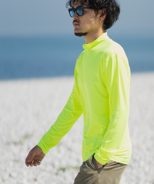 improves（インプローブス）の「ジップアップ 長袖 ラッシュガード（ラッシュガード・メンズ・チャコール/ネイビー/ブラック/ライム/ホワイト・X-LARGE/LARGE/MEDIUM）」の20枚目の写真