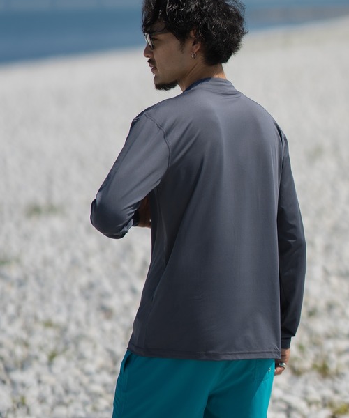 improves（インプローブス）の「ジップアップ 長袖 ラッシュガード（ラッシュガード・メンズ・チャコール/ネイビー/ブラック/ライム/ホワイト・X-LARGE/LARGE/MEDIUM）」の16枚目の写真