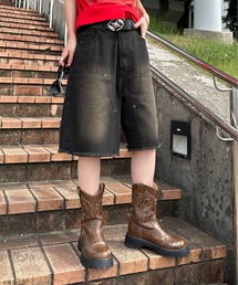 sedacle | アソートダブルニーハーフパンツ(デニムパンツ)
