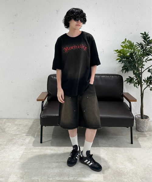 sedacle（セダクル）の「アソートダブルニーハーフパンツ（デニム