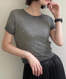 ラインストーンちびTシャツ