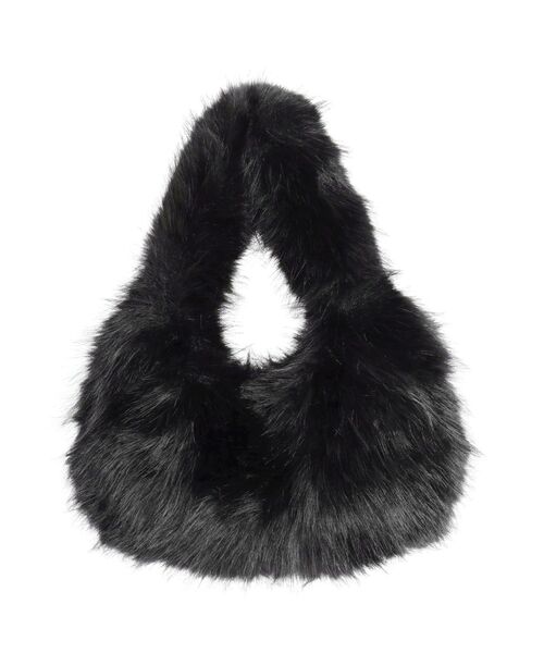 jouetie(ジュエティ)の「ファーハンドBAG(ハンドバッグ・レディース・ブラック/オフホワイト/ブルー・FREE)」の12枚目の写真