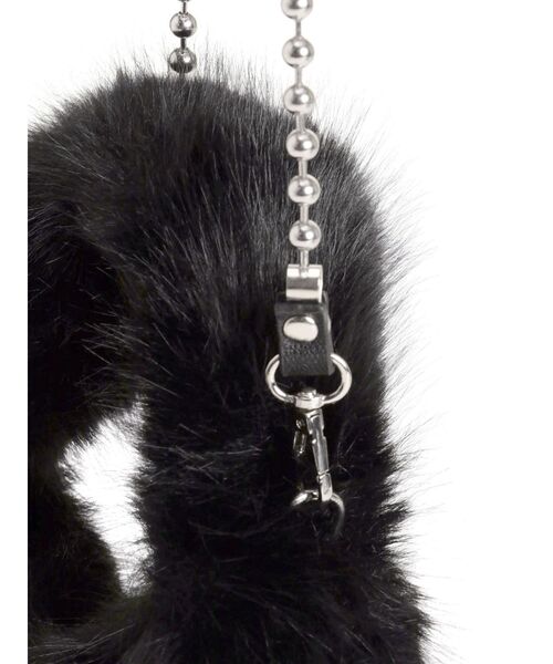 jouetie(ジュエティ)の「ファーハンドBAG(ハンドバッグ・レディース・ブラック/オフホワイト/ブルー・FREE)」の11枚目の写真