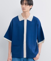 SINSS | Loose fit knit polo shirt / ルーズフィットニットポロシャツ（半袖）(ポロシャツ)