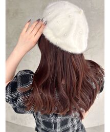 RESEXXY | パールフラッフィーベレー帽(ハンチング/ベレー帽)