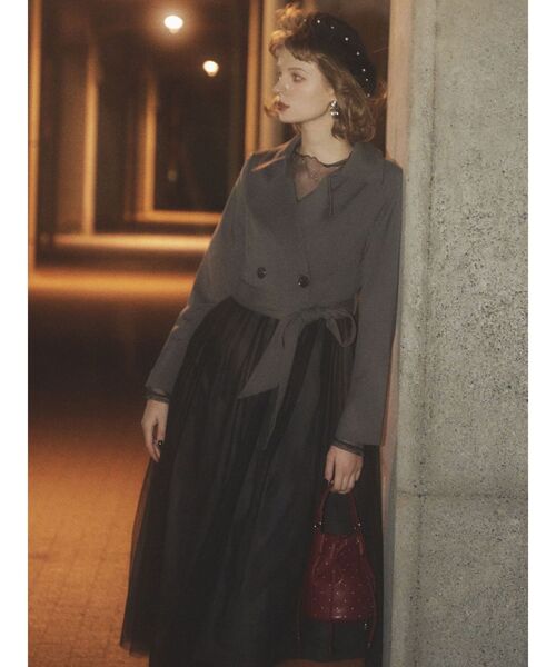 RESEXXY（リゼクシー）の「パールフラッフィーベレー帽（ハンチング/ベレー帽・レディース・ホワイト/ブラック・FREE）」の8枚目の写真