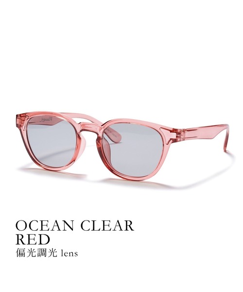 Jugaad14(ジュガードフォーティーン)の「【Jugaad14】OCEAN CLEAR red(サングラス・レディース・レッド/レッド系その他2/レッド系その他3/レッド系その他7・FREE)」の1枚目の写真