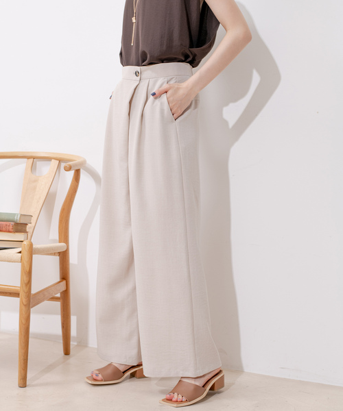 Jayro(ジャイロ)の「タンブラーオックスパンツ(その他パンツ・レディース・ベージュ/チャコールグレー/ライトグレー・M)」の19枚目の写真