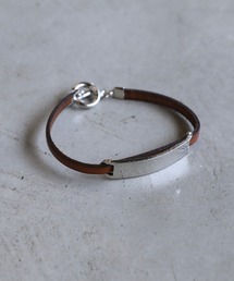 ASTRONOMY（アストロノミー）の「Buyer's Select/日本製イタリアンレザープレートブレスレット（ブレスレット）」