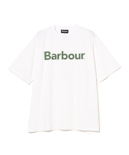 Barbour(バブアー)の「Barbour / ビッグ ロゴ Tシャツ(Tシャツ/カットソー・メンズ・ブラック/ホワイト・SMALL/MEDIUM/LARGE)」の1枚目の写真