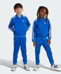 アディダスオリジナルス アディカラー キッズ 青ジャージ 上下 100 新品 アディダスオリジナルス アディカラー キッズ 青ジャージ 上下