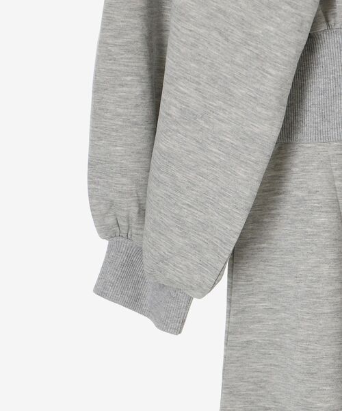 MAJESTIC LEGON（マジェスティックレゴン）の「フラワーチョーカー付きスウェットワンピ（ワンピース・レディース・アイボリー/ブラック/グレー・MEDIUM）」の16枚目の写真