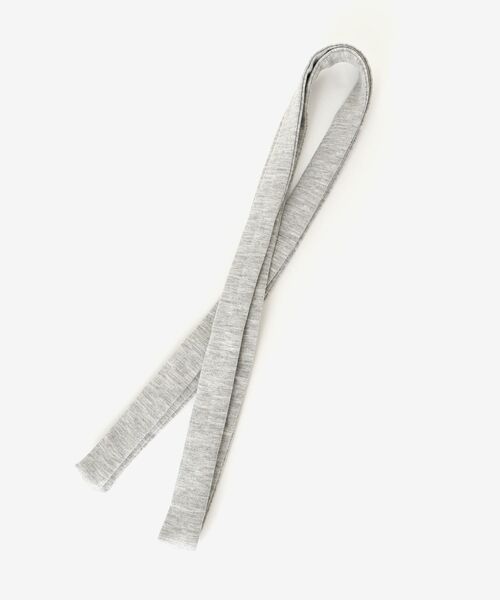 MAJESTIC LEGON（マジェスティックレゴン）の「フラワーチョーカー付きスウェットワンピ（ワンピース・レディース・アイボリー/ブラック/グレー・MEDIUM）」の18枚目の写真