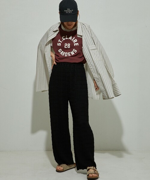 【新品】&エルシー　レースギャザーパンツ 新品】&エルシーレースギャザーパンツ