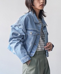 mili an deni（ミリアンデニ）の「ショートデニムジャケット（デニムジャケット）」