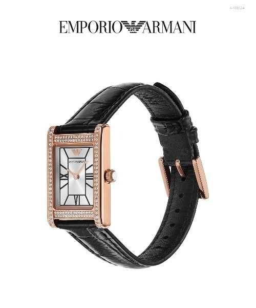 EMPORIO ARMANI(エンポリオアルマーニ)の「エンポリオ・アルマーニ 腕時計 レディース アナログ レザー AR11624(アナログ腕時計・レディース・ブラック・FREE)」の11枚目の写真