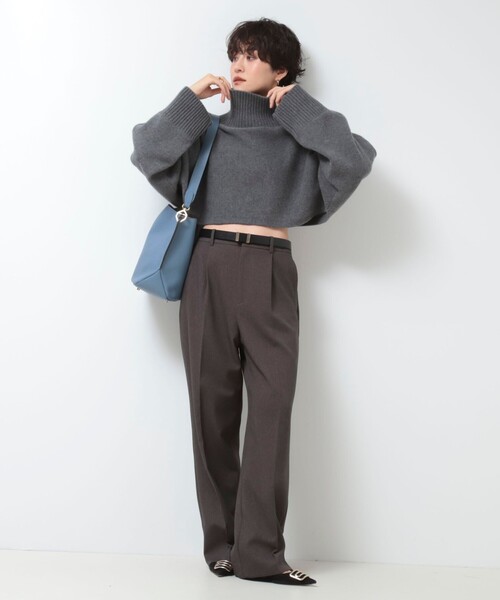 NOLLEY’S（ノーリーズ）の「アシメワンハンドルバッグ（ショルダーバッグ・レディース・ブラウン/ブラック/サックスブルー・FREE）」の11枚目の写真