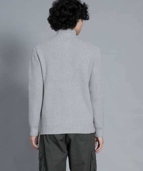 aimoha(アイモハ)の「aimoha men Cozy Elegance Zip Cardigan(カーディガン/ボレロ・メンズ・ベージュ/グレー/ブラック・MEDIUM/XX-LARGE/LARGE/X-LARGE/XXX-LARGE)」の6枚目の写真