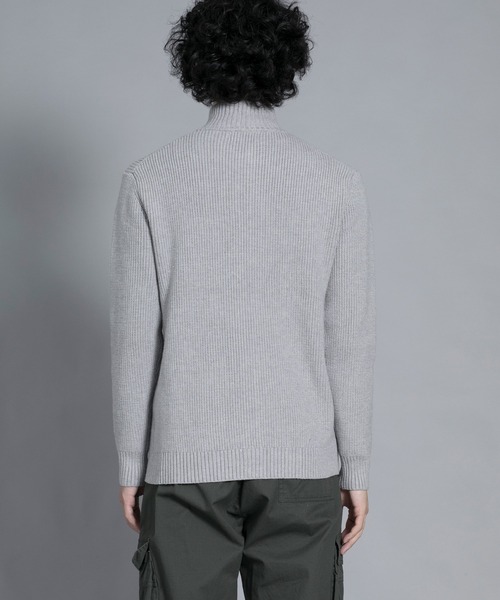 aimoha(アイモハ)の「aimoha men Cozy Elegance Zip Cardigan(カーディガン/ボレロ・メンズ・ベージュ/グレー/ブラック・MEDIUM/XX-LARGE/LARGE/X-LARGE/XXX-LARGE)」の7枚目の写真