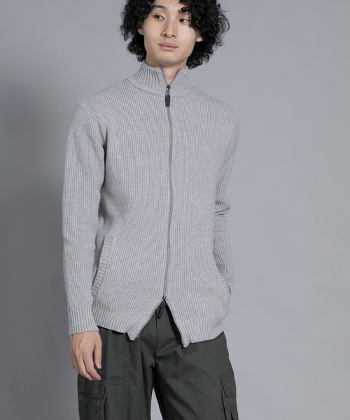 aimoha(アイモハ)の「aimoha men Cozy Elegance Zip Cardigan(カーディガン/ボレロ・メンズ・ベージュ/グレー/ブラック・MEDIUM/XX-LARGE/LARGE/X-LARGE/XXX-LARGE)」の12枚目の写真