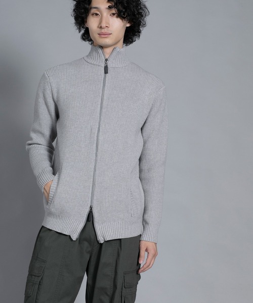 aimoha(アイモハ)の「aimoha men Cozy Elegance Zip Cardigan(カーディガン/ボレロ・メンズ・ベージュ/グレー/ブラック・MEDIUM/XX-LARGE/LARGE/X-LARGE/XXX-LARGE)」の17枚目の写真