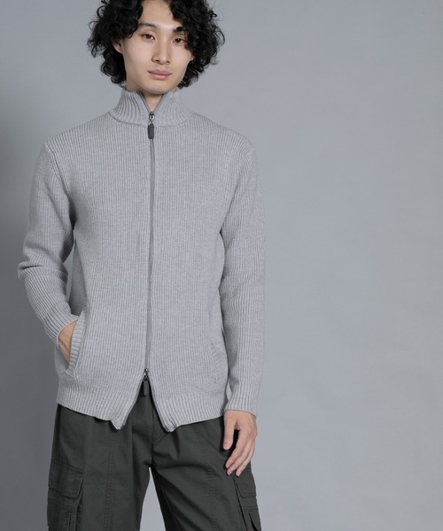 aimoha(アイモハ)の「aimoha men Cozy Elegance Zip Cardigan(カーディガン/ボレロ・メンズ・ベージュ/グレー/ブラック・MEDIUM/XX-LARGE/LARGE/X-LARGE/XXX-LARGE)」の18枚目の写真