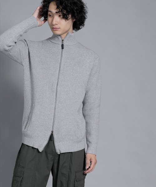 aimoha(アイモハ)の「aimoha men Cozy Elegance Zip Cardigan(カーディガン/ボレロ・メンズ・ベージュ/グレー/ブラック・MEDIUM/XX-LARGE/LARGE/X-LARGE/XXX-LARGE)」の20枚目の写真
