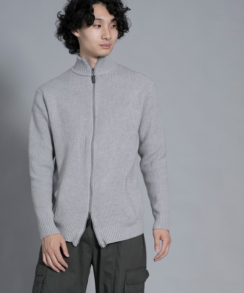 aimoha(アイモハ)の「aimoha men Cozy Elegance Zip Cardigan(カーディガン/ボレロ・メンズ・ベージュ/グレー/ブラック・MEDIUM/XX-LARGE/LARGE/X-LARGE/XXX-LARGE)」の21枚目の写真