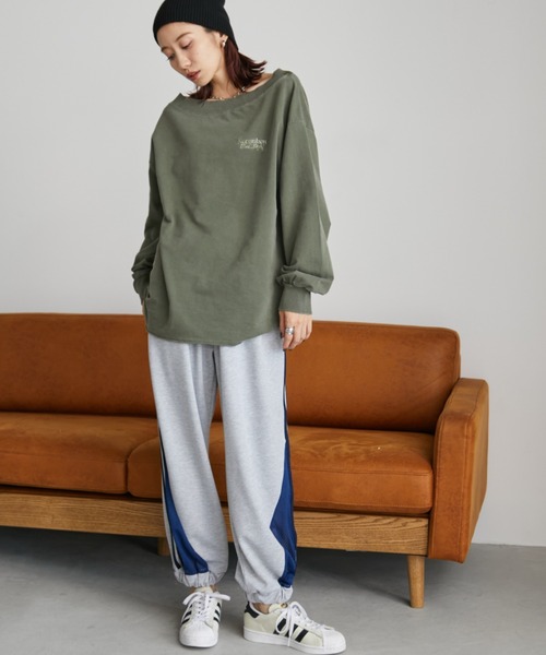 Auntie Rosa Holiday(アンティローザホリデー)の「トラックメッシュイージースウェットパンツ(スウェットパンツ・レディース・グレー/ネイビー・FREE)」の18枚目の写真