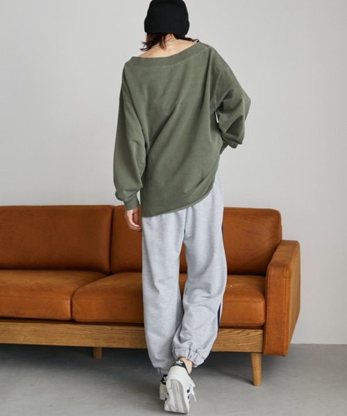 Auntie Rosa Holiday(アンティローザホリデー)の「トラックメッシュイージースウェットパンツ(スウェットパンツ・レディース・グレー/ネイビー・FREE)」の21枚目の写真