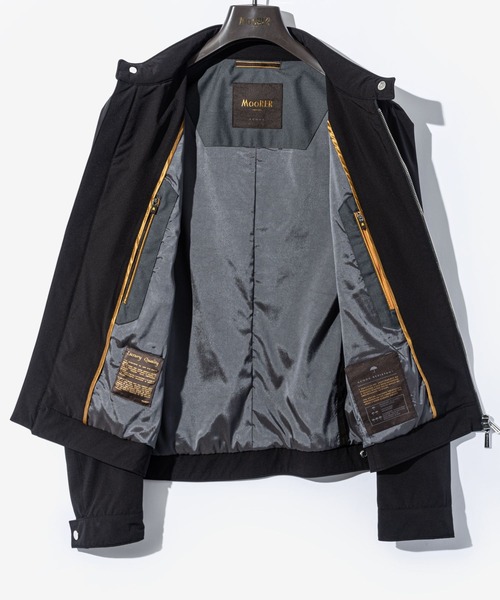 ☆未使用級☆MooRER シングルライダース VANGI ストレッチ　48 L MOORER VANGI KN バンジー シングルライダース ジャケット