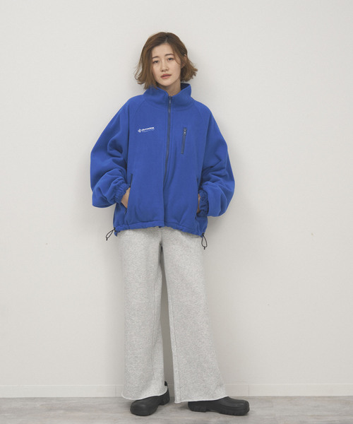 OUTDOOR PRODUCTS（アウトドアプロダクツ）の「裏起毛フレアスウェットパンツ（スウェットパンツ・レディース・チャコールグレー/グレー・38/36）」の4枚目の写真